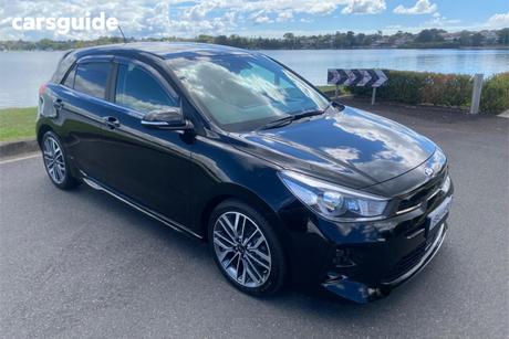 Black 2020 Kia RIO Hatchback Gt-Line