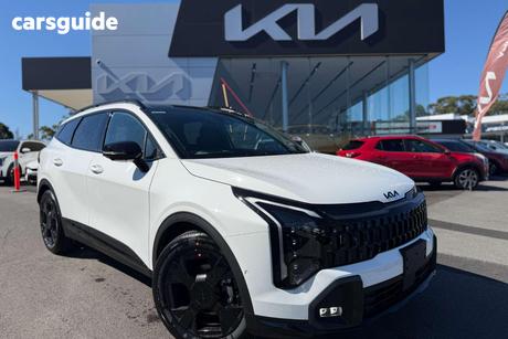 White 2025 Kia Sportage Wagon Gt-Line (Awd)