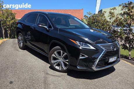 Black 2017 Lexus RX SUV LUXURY GGL25R MY17