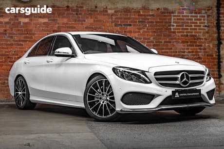 White 2017 Mercedes-Benz C200 Sedan