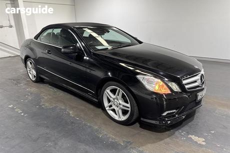 Black 2010 Mercedes-Benz E350 Cabriolet Avantgarde