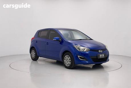 Blue 2015 Hyundai I20 Hatchback Active