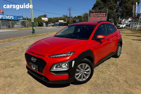 Orange 2020 Hyundai Kona Wagon Go (Awd)