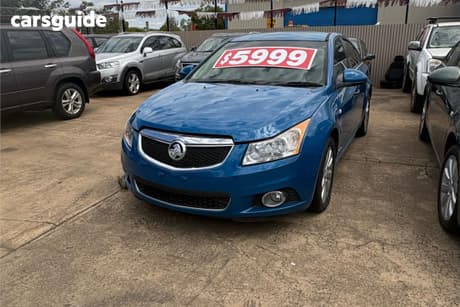 Blue 2012 Holden Cruze Sedan Cdx