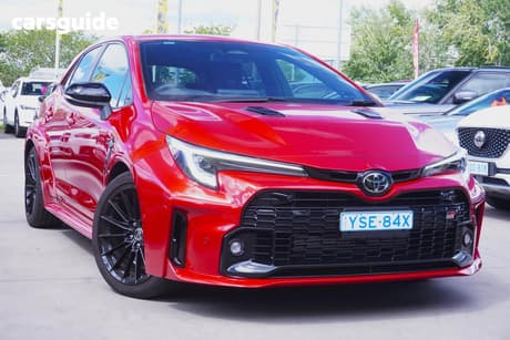 Red 2023 Toyota GR Corolla Hatchback Gts