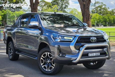 Grey 2020 Toyota Hilux Double Cab Pick Up Sr5 (4X4)