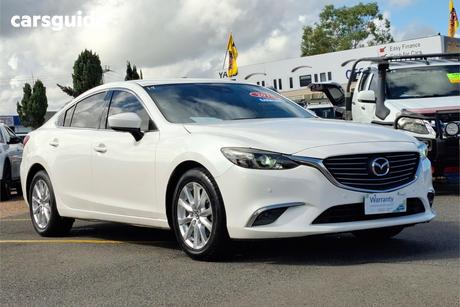 White 2018 Mazda 6 Sedan Touring