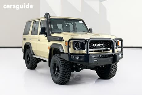 Beige 2025 Toyota Landcruiser Wagon Lc76 Gxl + Diff Locks