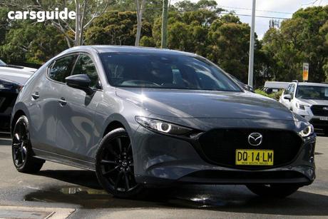 Grey 2023 Mazda 3 Hatchback G25 Astina