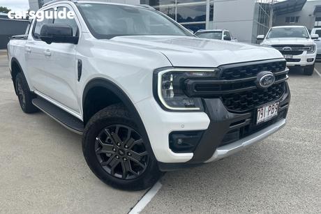 White 2023 Ford Ranger Double Cab Pick Up Wildtrak 3.0 (4X4)