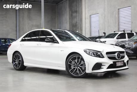 White 2019 Mercedes-Benz C43 Sedan