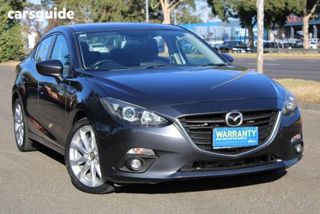 Grey 2014 Mazda 3 Sedan Sp25