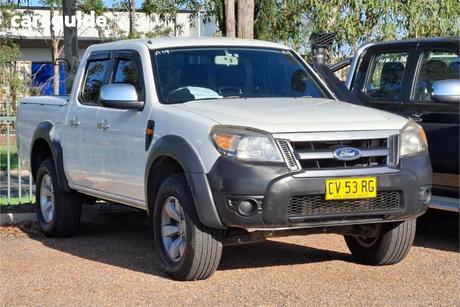 White 2010 Ford Ranger Dual Cab Pick-up Xl Hi-Rider (4X2)