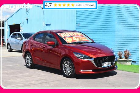 Red 2020 Mazda 2 Sedan G15 Gt