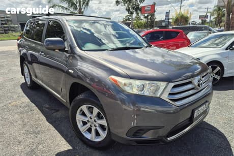 Grey 2012 Toyota Kluger Wagon Kx-R (4X4) 7 Seat