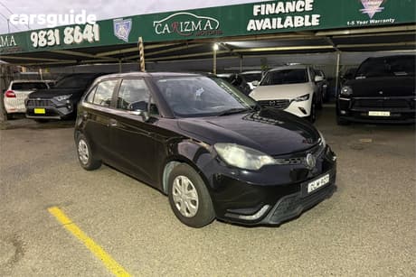 Black 2016 MG MG3 Hatchback Core