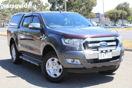 Grey 2016 Ford Ranger Crew Cab Pickup Xlt 3.2 Hi-Rider (4X2)