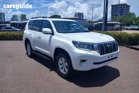 White 2023 Toyota Landcruiser Prado Wagon Gxl