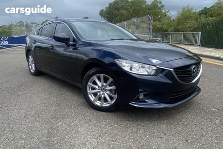 Blue 2015 Mazda 6 Sedan Sport