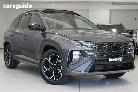 Beige 2024 Hyundai Tucson Wagon Premium N Line (Awd)