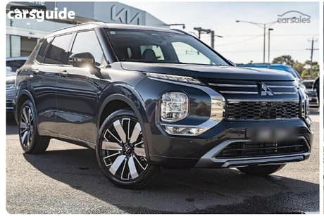 Grey 2025 Mitsubishi Outlander Wagon Exceed Tourer 5 Seat (Awd)