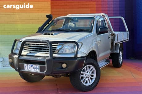Silver 2011 Toyota Hilux Cab Chassis Sr (4X4)