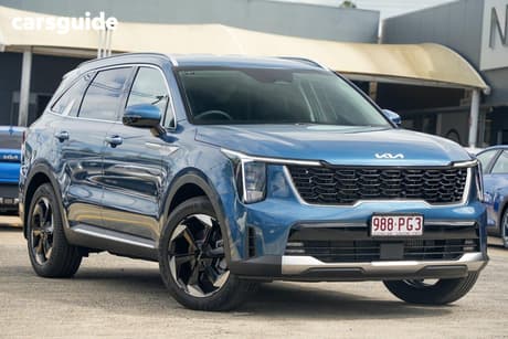Blue 2025 Kia Sorento Wagon Sport+ 7 Seat