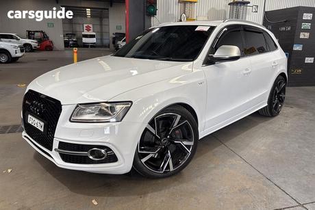 White 2014 Audi SQ5 Wagon 3.0 Tdi Quattro