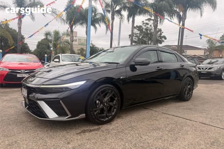 Black 2024 Hyundai I30 Sedan N Line