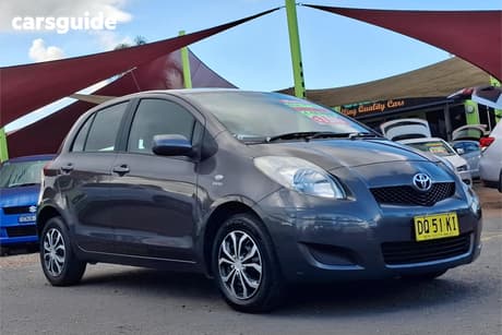 Grey 2011 Toyota Yaris Hatchback Yr