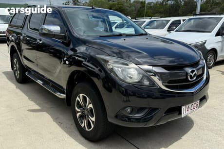 Black 2016 Mazda BT-50 Dual Cab Utility Xtr (4X2)