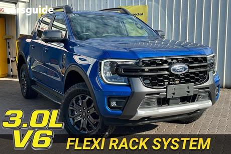 Blue 2025 Ford Ranger Double Cab Pick Up Wildtrak 3.0 (4X4)