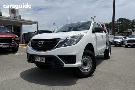 White 2019 Mazda BT-50 Freestyle Cab Chassis Xt (4X4) (5Yr)