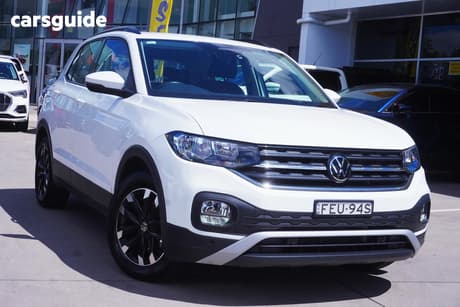 White 2023 Volkswagen T-Cross Wagon 85Tfsi Life