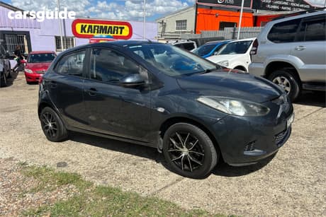 Grey 2008 Mazda 2 Hatchback Neo