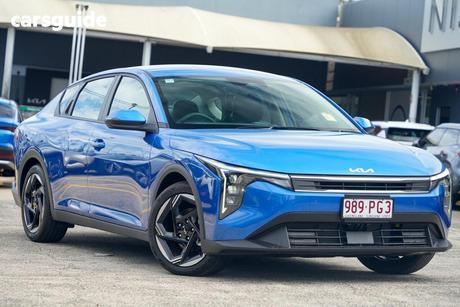 Blue 2025 Kia K4 Sedan Sport+