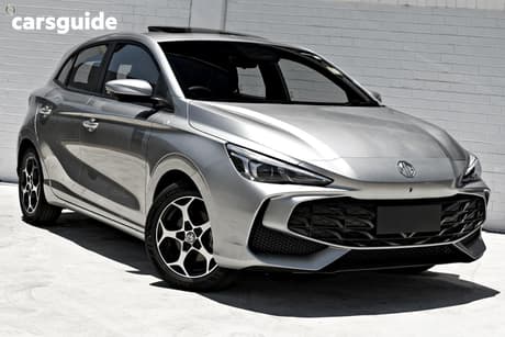 Silver 2025 MG MG3 Hatchback Essence Hybrid+