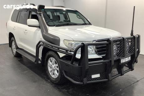 White 2008 Toyota Landcruiser Wagon Gxl (4X4)