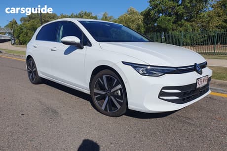 White 2024 Volkswagen Golf Hatchback Style