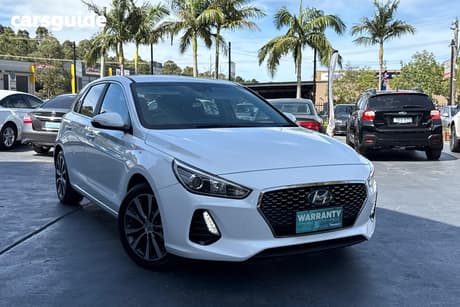 White 2018 Hyundai I30 Hatchback Elite 1.6 Crdi