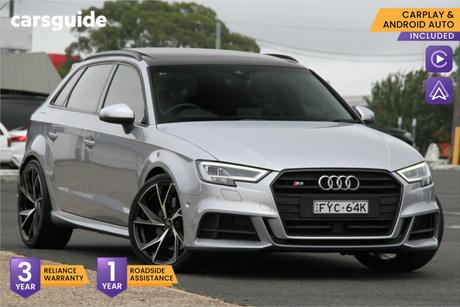 Silver 2018 Audi S3 Hatchback Sportback 2.0 Tfsi Quattro