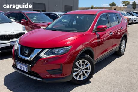 Red 2017 Nissan X-Trail Wagon St 7 Seat (Fwd)