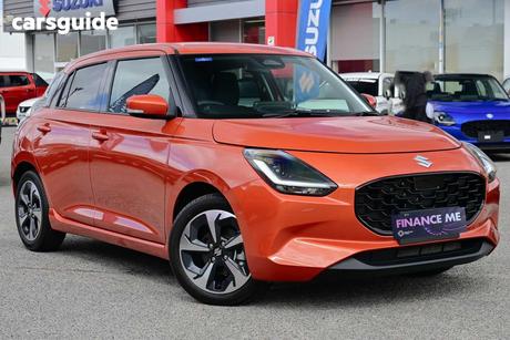 Orange 2024 Suzuki Swift Hatchback Hybrid Glx