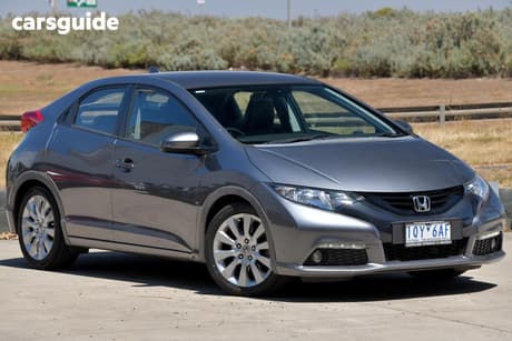 Grey 2012 Honda Civic Hatchback Vti-L