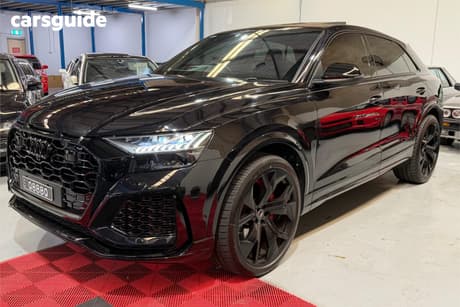 Black 2020 Audi RS Q8 Wagon Tfsi Quattro Mhev