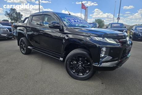 Black 2021 Mitsubishi Triton Double Cab Pick Up Gsr (4X4)