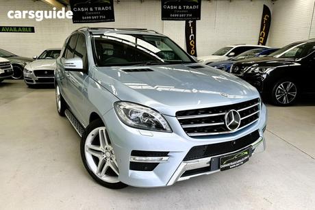 Silver 2014 Mercedes-Benz ML350 Wagon Cdi Bluetec (4X4)