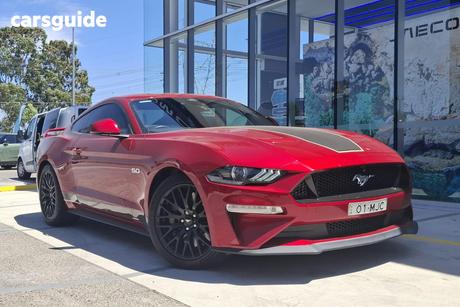 Red 2022 Ford Mustang Fastback Gt 5.0 V8
