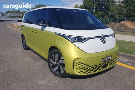 Yellow 2025 Volkswagen ID. Buzz Wagon Pro Lwb