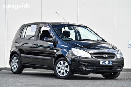 Black 2011 Hyundai Getz Hatchback Sx